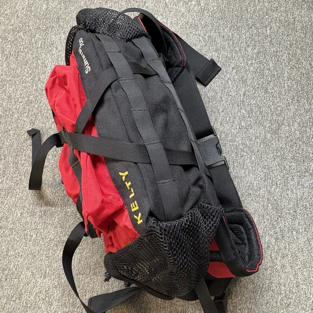 Vintage Kelty Summit 700 Hiking Hip‎ Pack Camping Trail Waist Bag Fanny Red